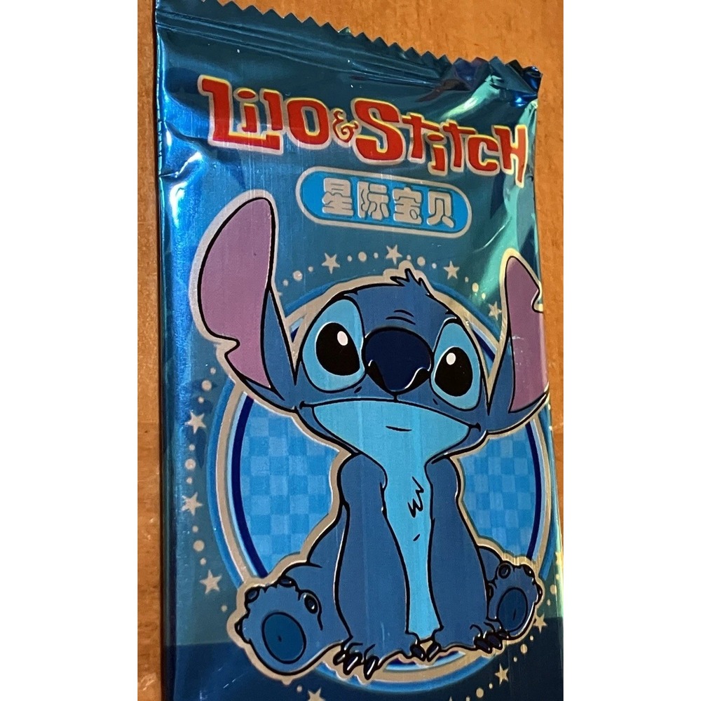 1 Sealed 5 Card Booster Pack - Disney Anime Lilo Stitch Trading Cards - New